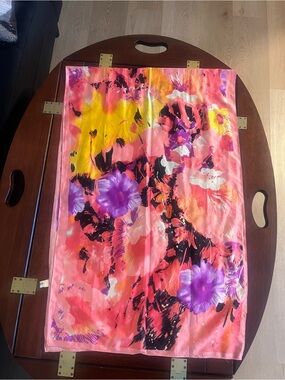 Large silk scarf by Kenzo